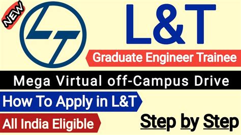 L T Company Apply Online Be B Tech L T Recruitment Job