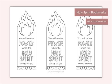 Printable Pentecost Craft Activity Pentecost Coloring Etsy Uk