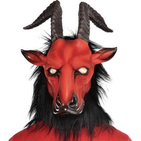 Amscan Hellfire Beast Latex Mask Halloween Accessory For Men Devil