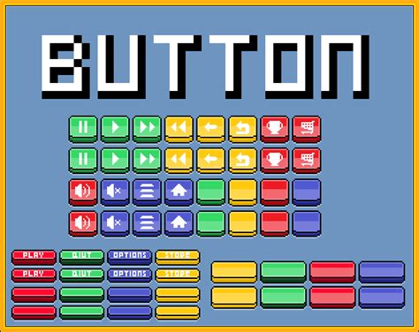 PixelArt_Buttons by Pixellarion_Games