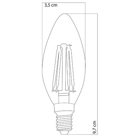 Effaf Rustik Led Ampul W Mylamp