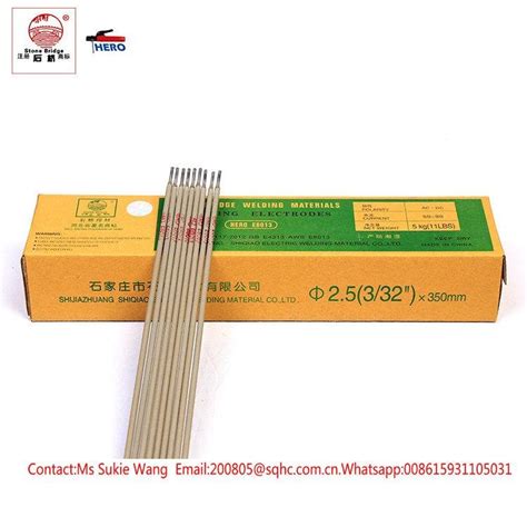 Stone Bridge Brand Welding Electrodes Hero E6013 Welding Rods China