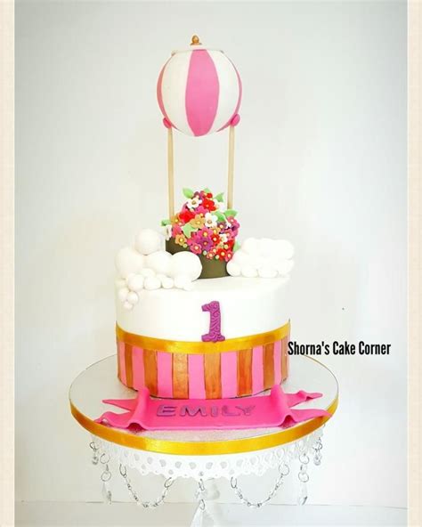 Hot Air Balloon Themed Cake