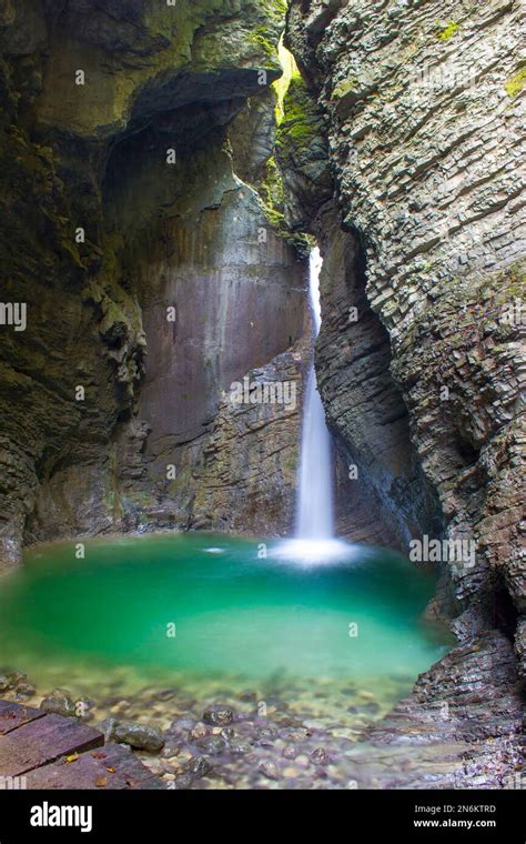 Waterfall Slap Slovenia Water Flow Hi Res Stock Photography And Images