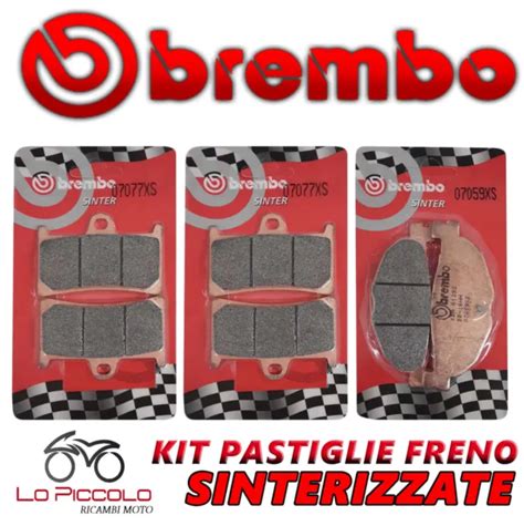 KIT PASTICCHE BREMBO YAMAHA TMAX FRENO ANT E POST 2008 2009 2010 2011