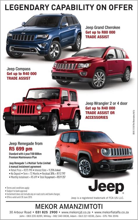 JEEP NEW CAR SPECIALS