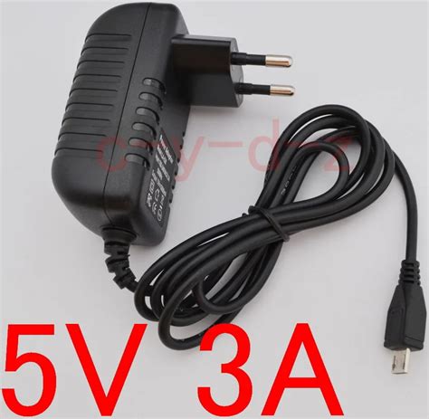 1pcs 5v 3000ma 3a Mains Micro Usb Ac Dc Adaptor Power Supply Charger 4 Raspberry Pi 2 Eu Plug