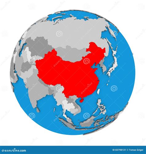 China Globe Map