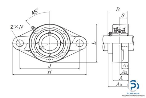 NTN UCFL 206 OVAL FLANGE BALL BEARING UNIT Platinum International