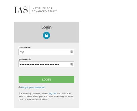 Changes To Central Authentication Service CAS Front Page Security