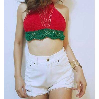Bikini Len Móc Đỏ Gấu Xanh Sexy Nhất BigBuy bigbuy vn