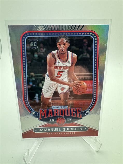 2020 21 Panini Chronicles Marquee IMMANUEL QUICKLEY RC 264 Knicks