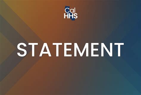 Statement From California Health And Human Services Agency Secretary Kim