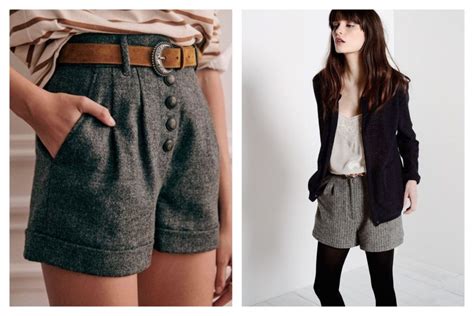 Id Es De Looks Avec Un Short En Hiver