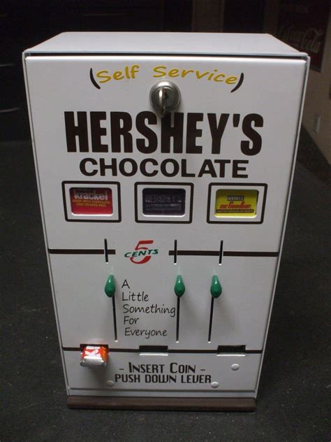 Hersheys Chocolate Candy Bars Vending Machine Diner Candy 5 Cent