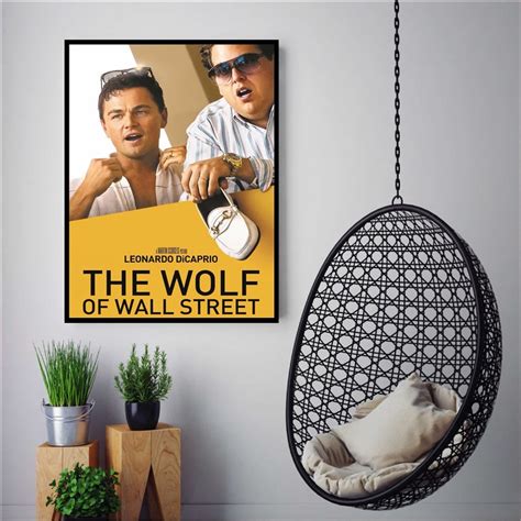 The Wolf Of Wall Street Movie Poster Wall Art Picture Canvas Etsy