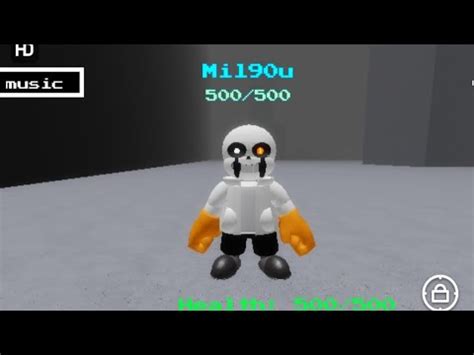 Delta Sans Showcase Au Sans Battles Remake Roblox Youtube