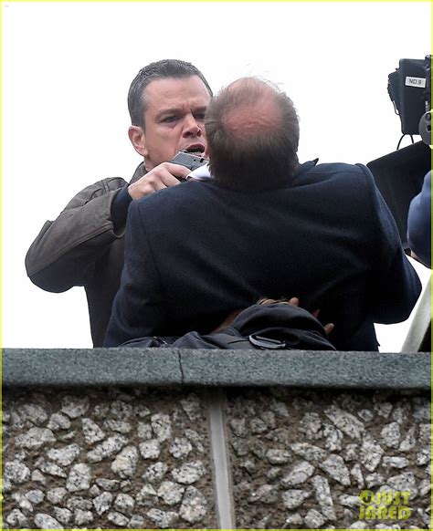 Matt Damon Films an Intense Scene with a Gun for 'Bourne 5': Photo ...