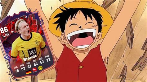 Bvb Star Julian Brandt Steht Auf One Piece Jubelt Im Stil Des Anime