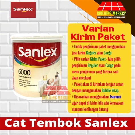 Jual Cat Plafon Gipsum Grc Triplek Cat Tembok Sanlex Interior