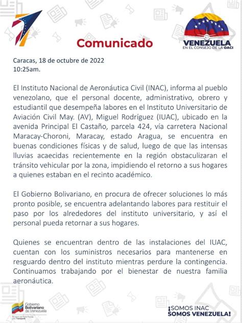 Instituto Nacional de Aeronáutica Civil INAC on Twitter El INAC