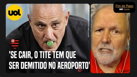 SE O FLAMENGO FOR ELIMINADO TEM QUE DEMITIR O TITE NO AEROPORTO