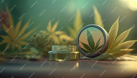 Premium Photo | Hemp cosmetics generative ai