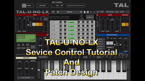 Tal U No Lx Synth Service Control Tutorial Add A Whole New