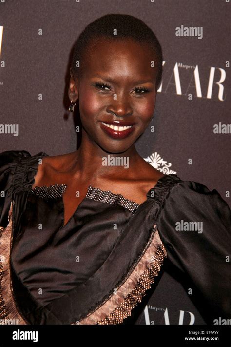 New York New York Usa 5th Sep 2014 Alek Wek Attends The Harpers