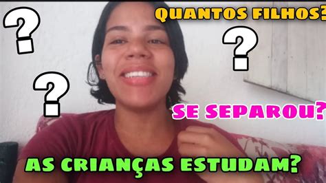 RESPONDENDO PERGUNTAS Jaqueline mãe de quatro YouTube