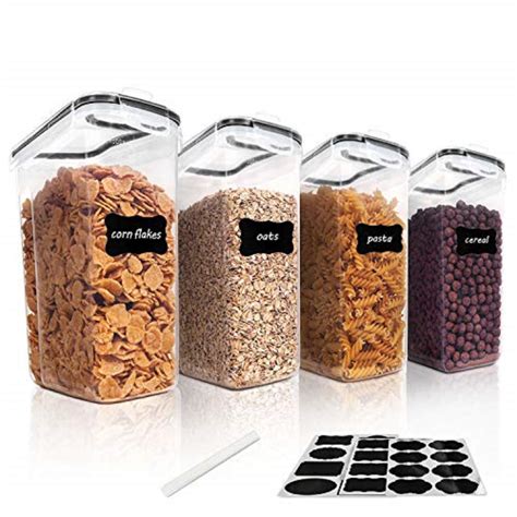 Buy Vtopmart L Large Cereal Containers For Storage Airtight Plastic