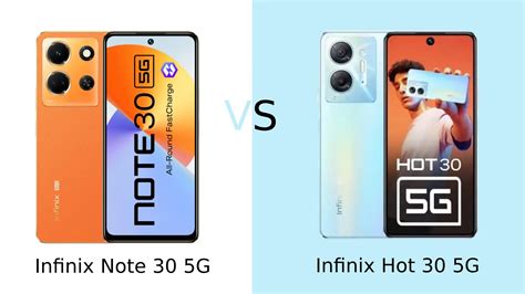 Infinix Hot 30 5g Vs Infinix Note 30 5g Comparatif