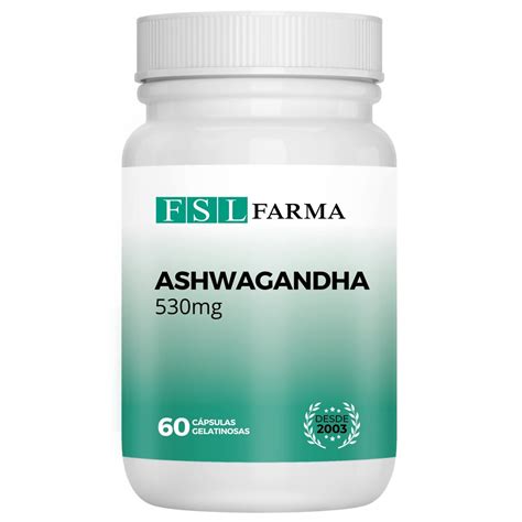 Ashwagandha Ginseng Indiano Mg Fsl Farma