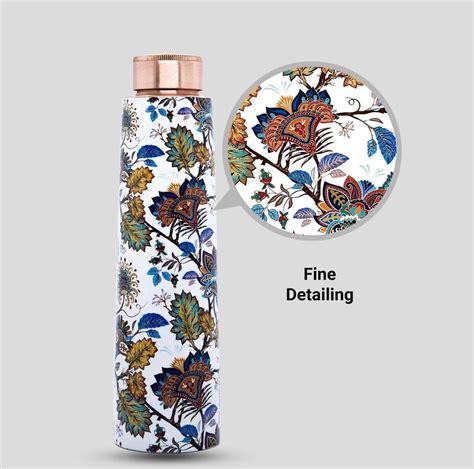 Standard Meena Printed Copper Water Bottle Screw Cap At Rs 445 Piece