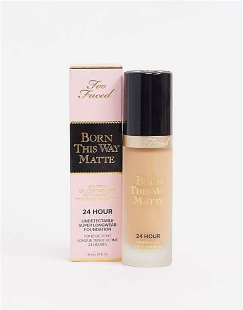 Too Faced Born This Way Matte 24 Hour Long Wear Foundation Asos