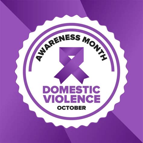 Best Domestic Violence Ribbon Illustrations Royalty Free Vector