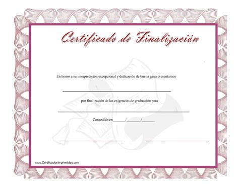 De Finalizacion Pdf Templateroller