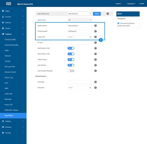 Connect 2N® IP Phone D7A to My2N - FAQ_My2N_private