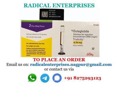 Dulaglutide Injection 0 75mg Trulicity At Rs 4250 Box Diabetic Care