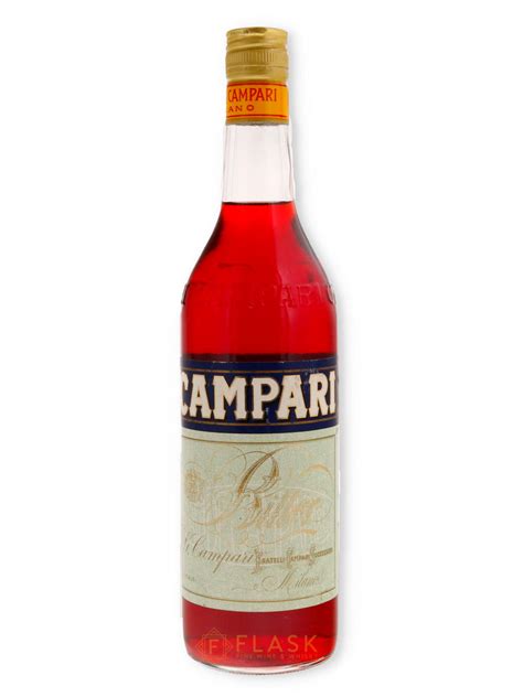 Buy Campari Vintage Bottled 1980s 70cl Import Flask Wines