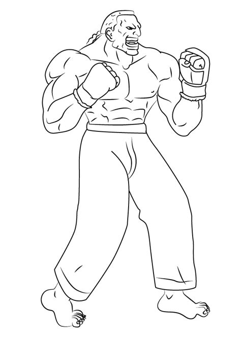 Ken Street Fighter Coloring Play Free Coloring Game Online