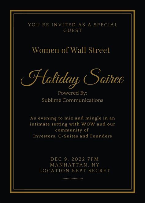 Women of Wall Street Soiree | December 09, 2022