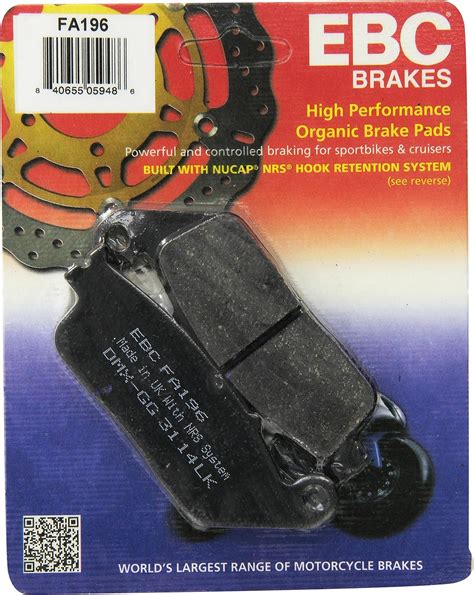 Ebc Brakes Fa Juego De Pastillas De Freno De Disco Amazon Mx