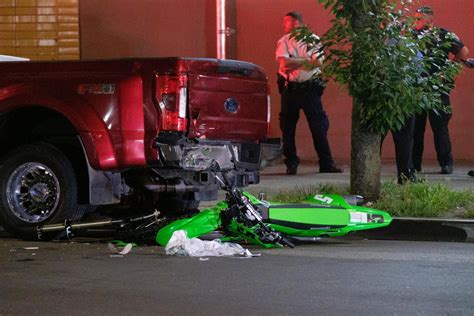 Speeding Queens Dirt Bike Rider Dies After Crash Into Pick Up Truck