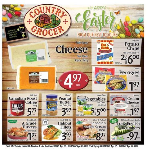 Country Grocer Flyer April To