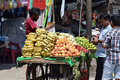 Street Vendor Vegetables Fruits Free Photo On Pixabay Pixabay