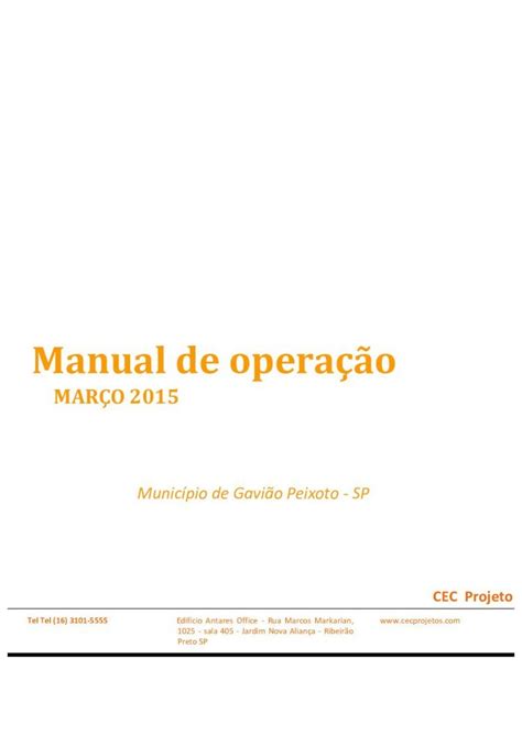 Pdf Manual De Opera O Gavi O Peixoto Home Abnt Nbr