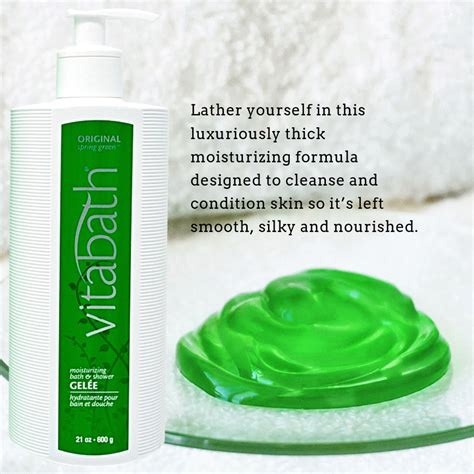 Original Spring Green Bath And Shower Gelee 32 Oz Vitabath Luxury Bath