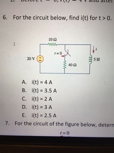 Solved Hw The Circuit Shown In Fig Below Find The Chegg