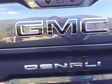 2019-2021 GMC Sierra Front & Rear Black Emblem 84364356 Use W/O Multipro OEM | eBay